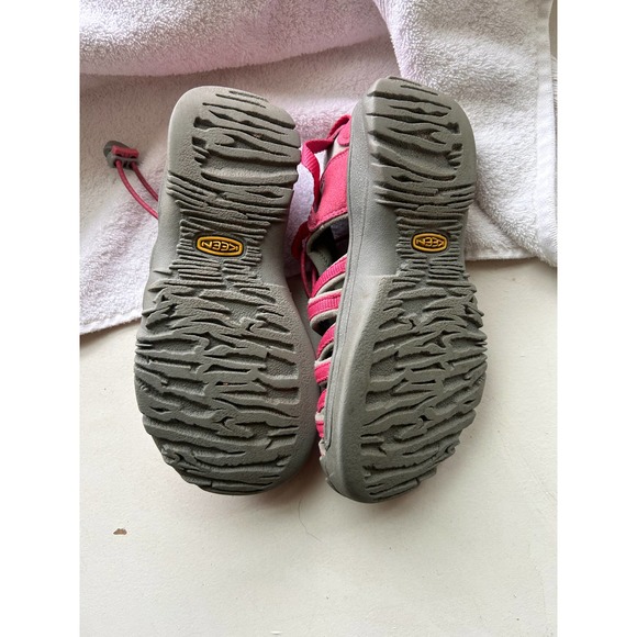 Kid’s Keen Whisper Waterproof Sandals Size 1 Honeysuckle Pink - Picture 7 of 9
